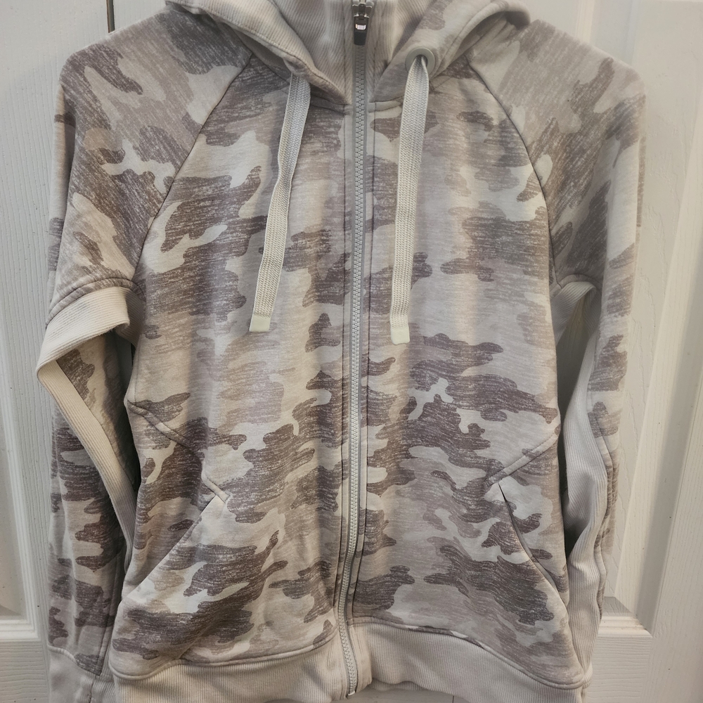 Athleta Gray Zip-Up Hoodie